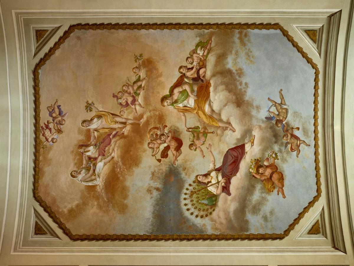 바그니 디 피사 팰리스 앤 스파 호텔 산줄리아노테르메 외부 사진 Ceiling fresco